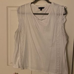 Banana republic factory White tank top